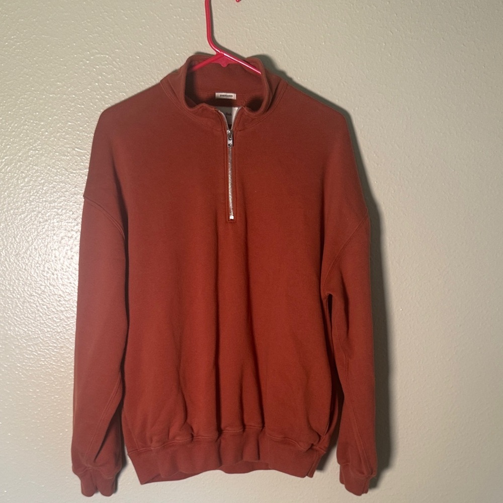 Abercrombie & Fitch Men's Brick Zip-Up Sweater